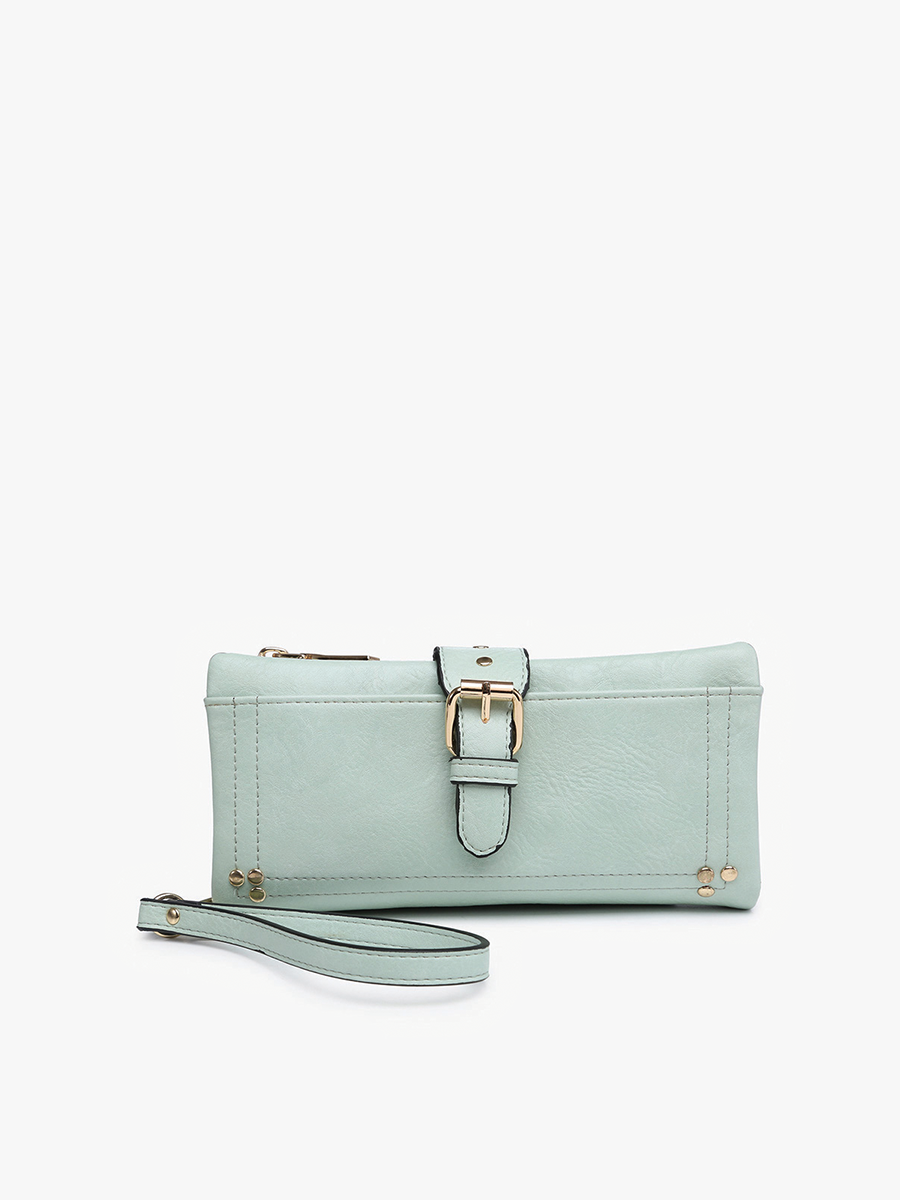 Cadence Buckle Clutch Wallet