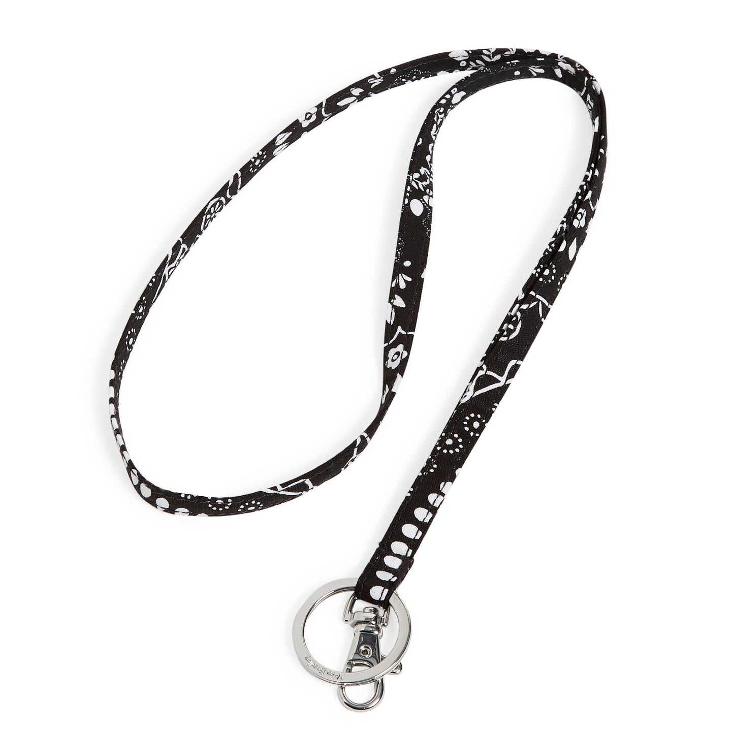 Black Bandana Medallion Recycled Cotton Lanyard