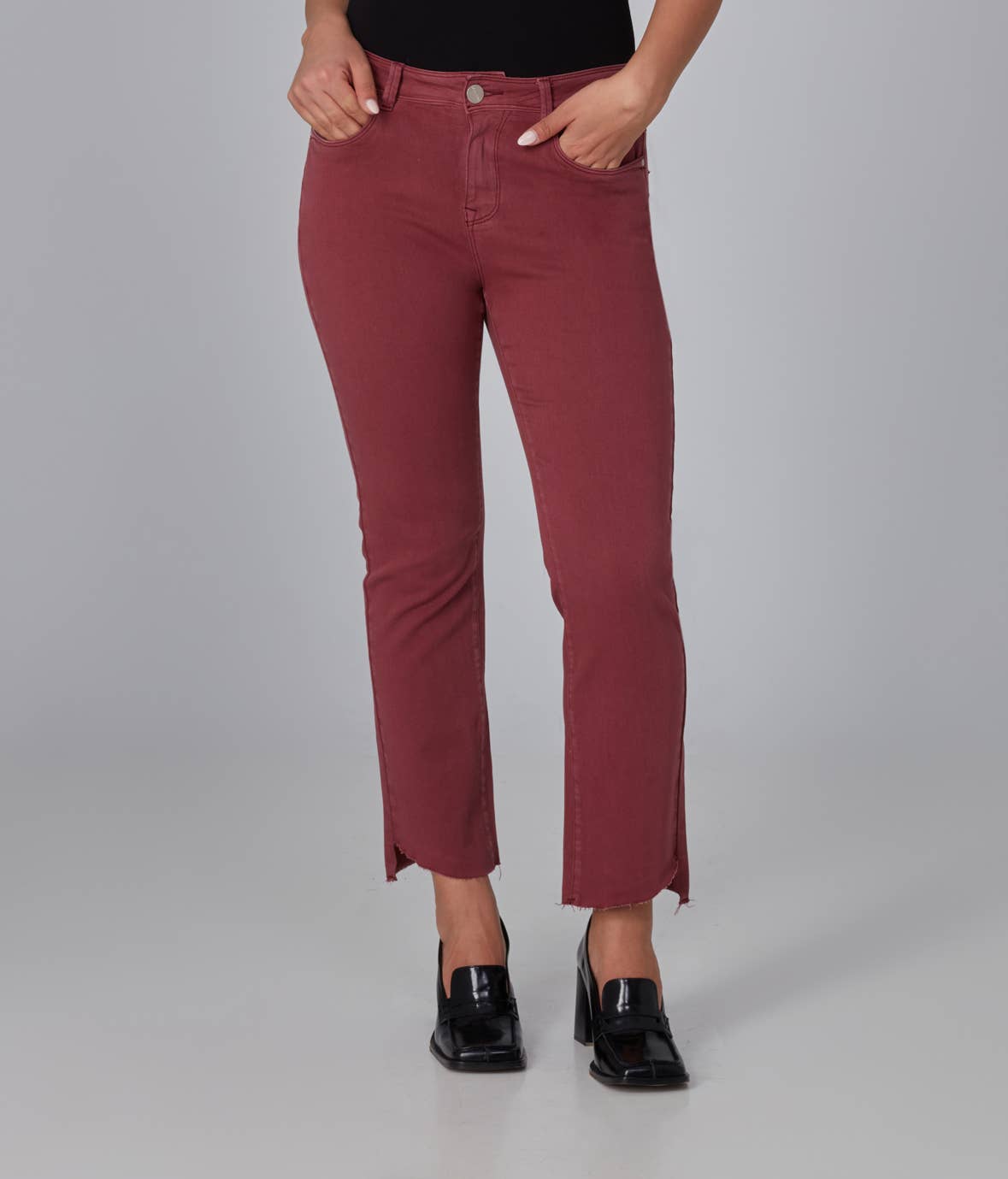 KATE-MO High Rise Slim Jeans 32" Inseam
