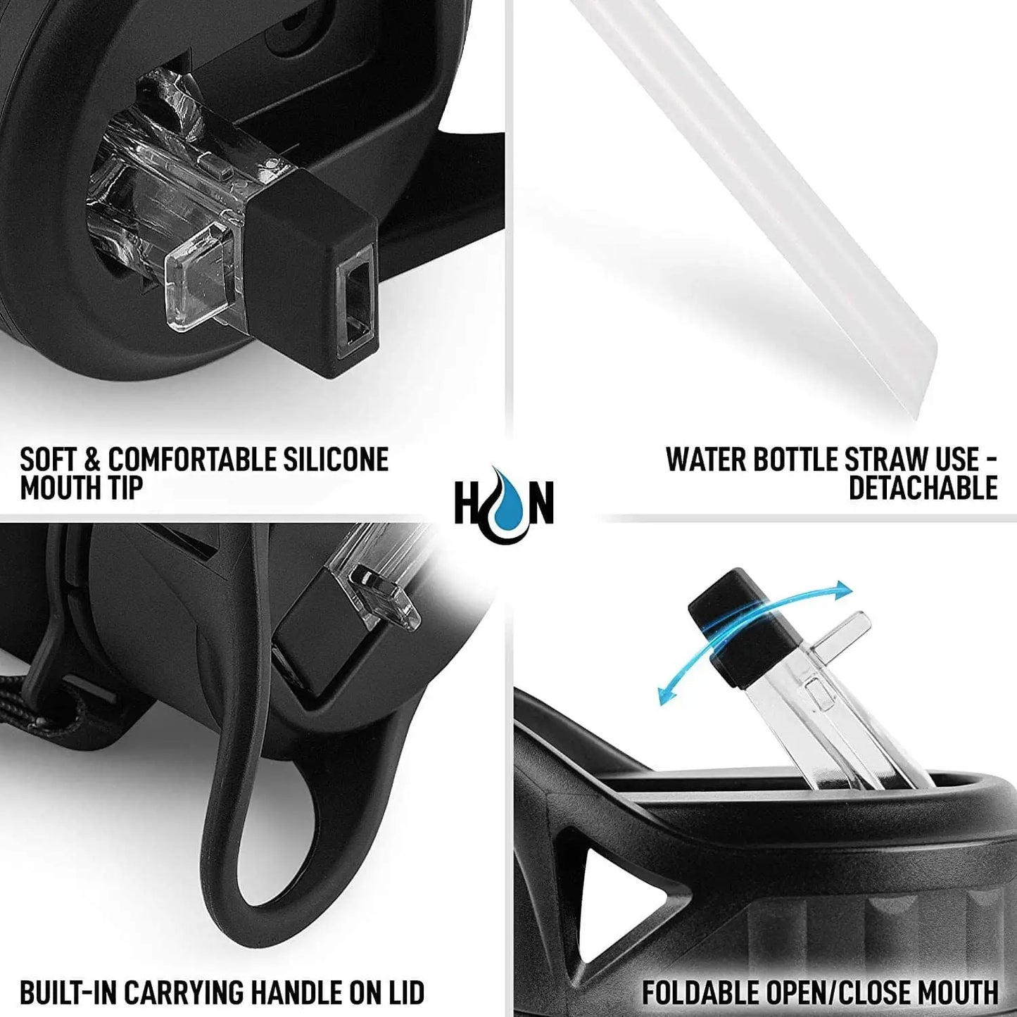 Hydration Nation Water Bottle With Time Marker 32 oz