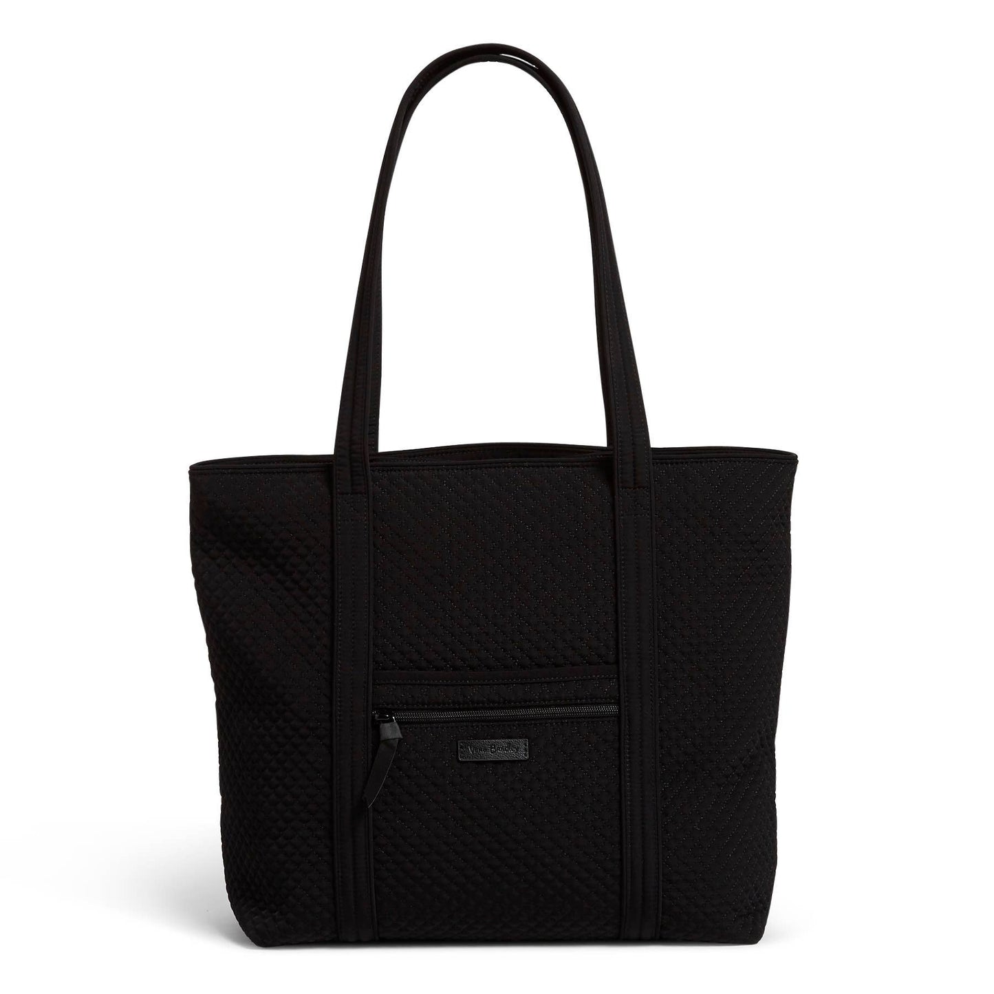 Classic Black Microfiber Vera Tote