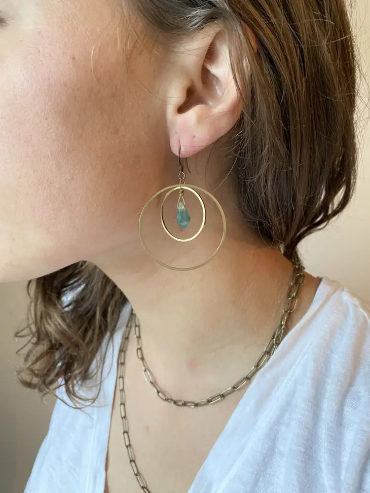 Roseau Earrings Seeds