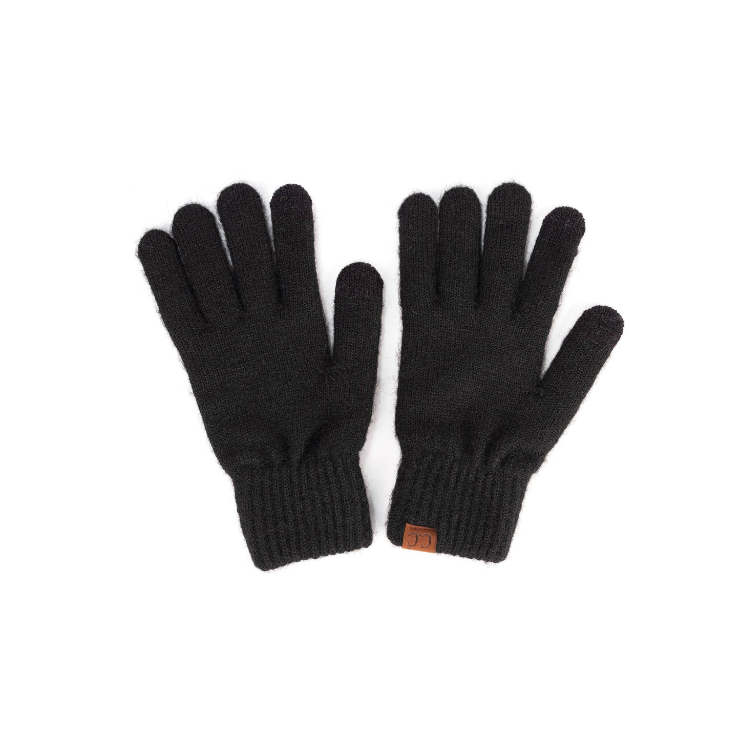 C.C Heather Recycled Material Stretch Gloves