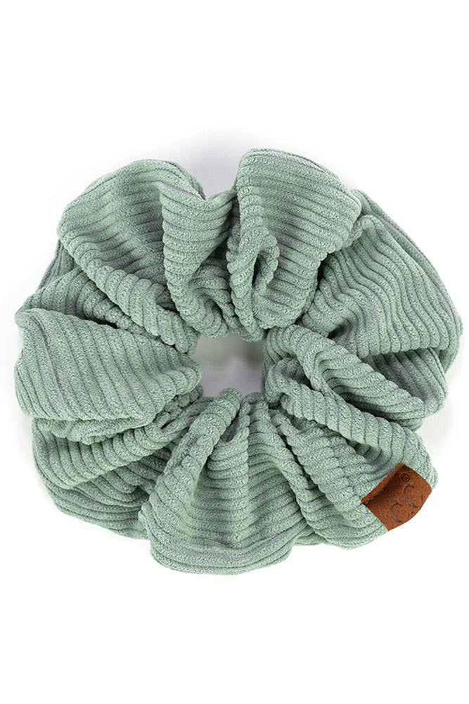 C.C Corduroy Solid Color Soft Scrunchies