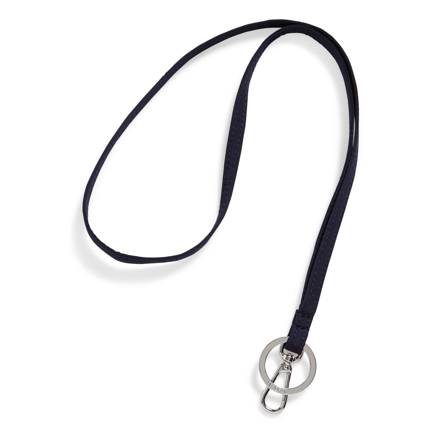 Classic Navy Microfiber Lanyard