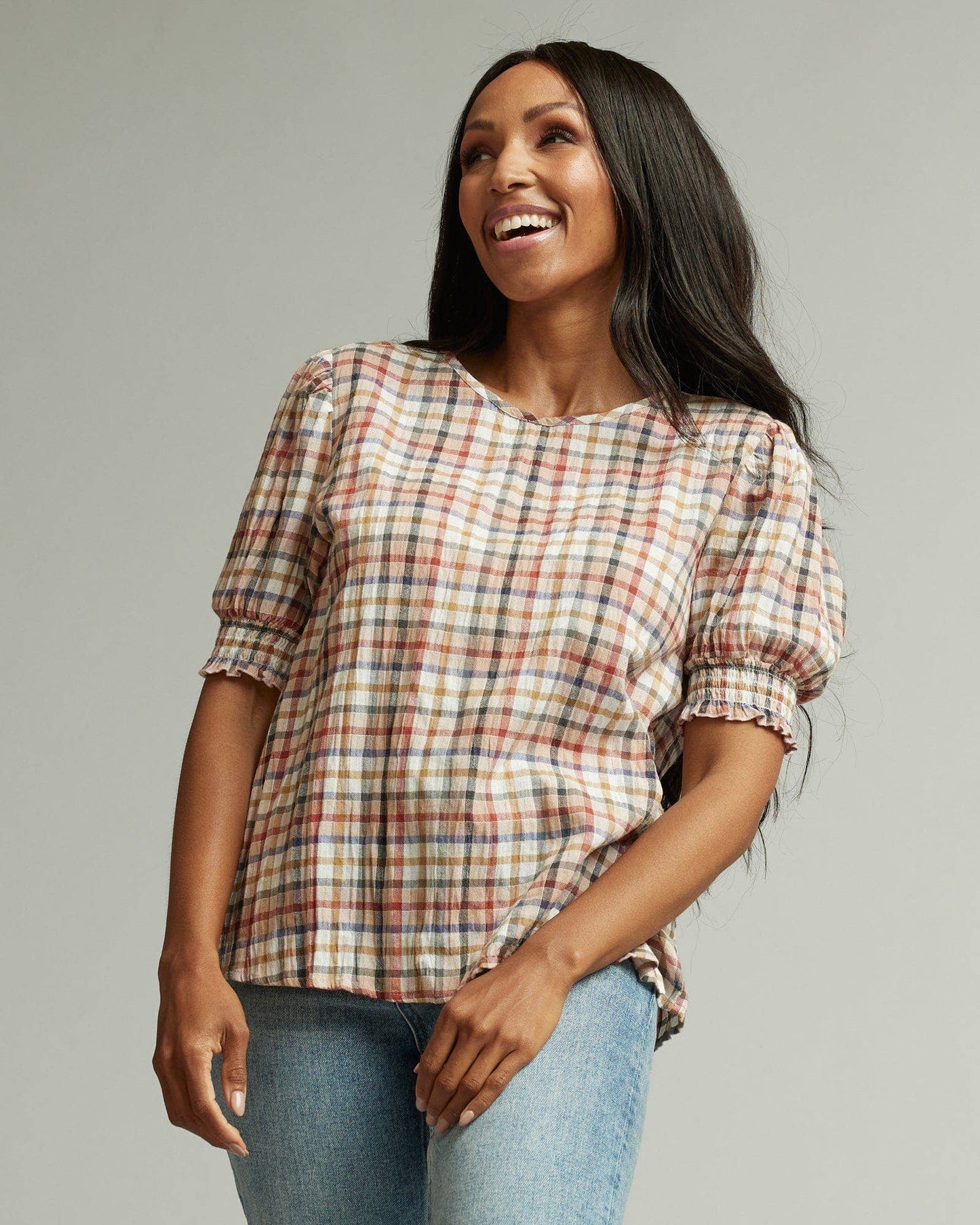 Lucia Gingham Blouse