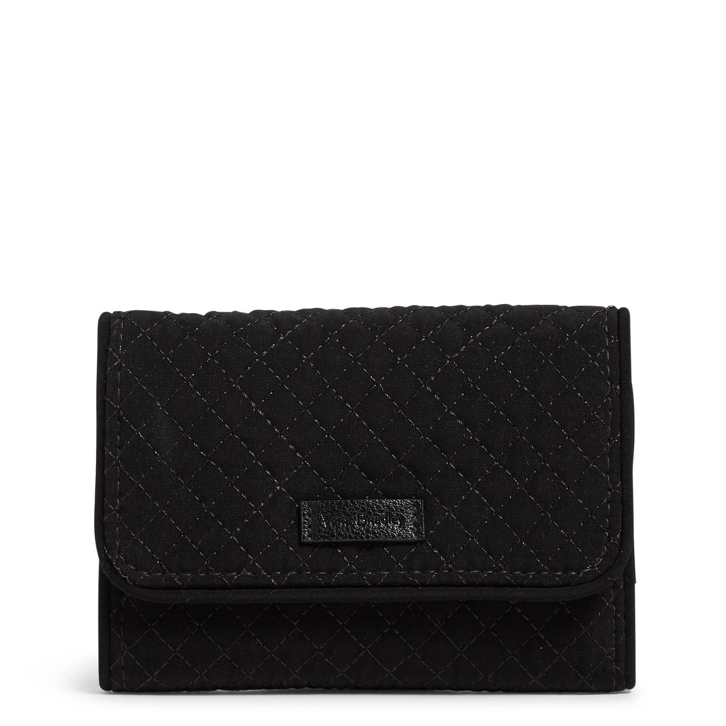 Classic Black RFID Microfiber Riley Compact Wallet