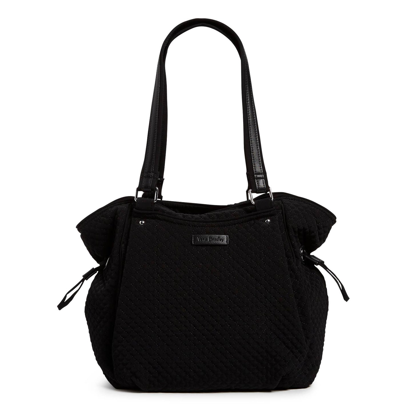 Classic Black Glenna Microfiber Satchel