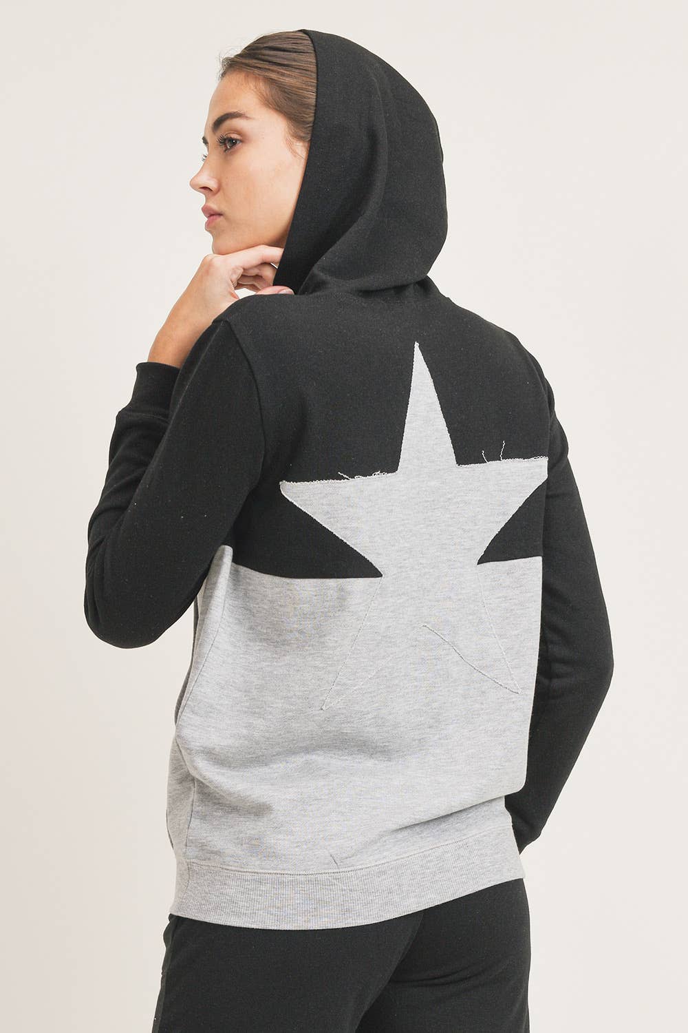 Rising Star Colorblock Hoodie Pullovero