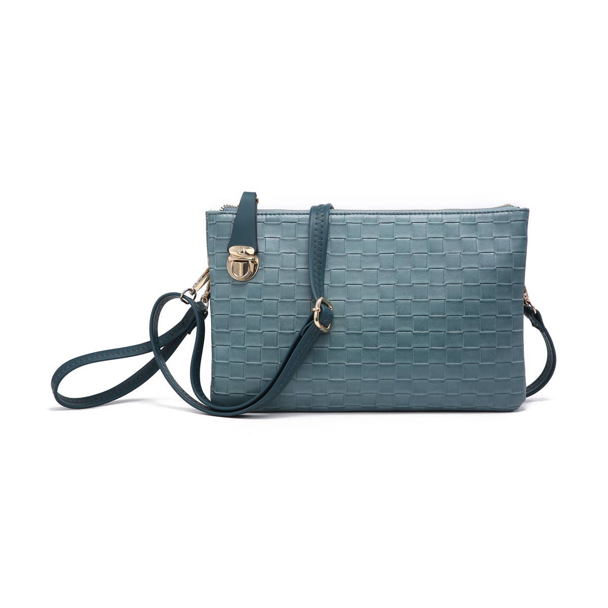 Sarah Woven Textured Crossbody/Clutch