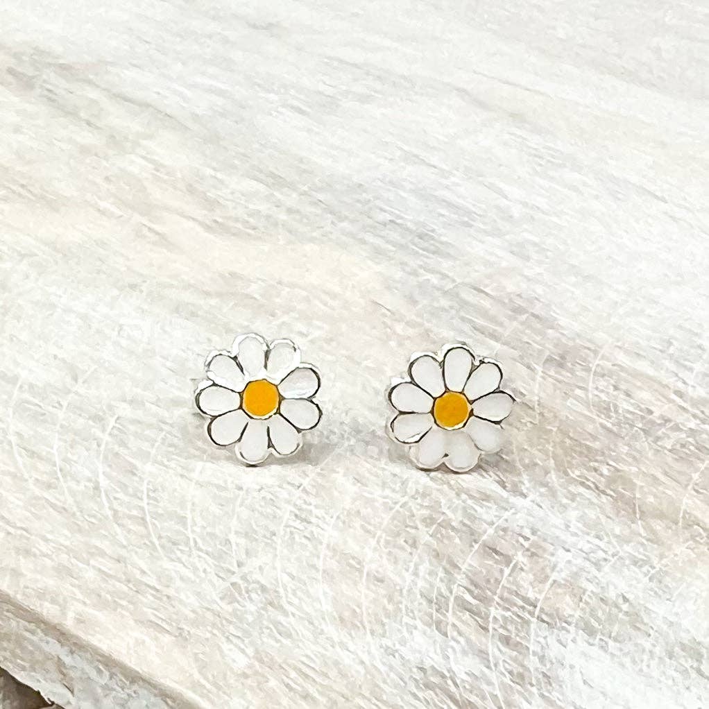 Girls Daisy Earrings