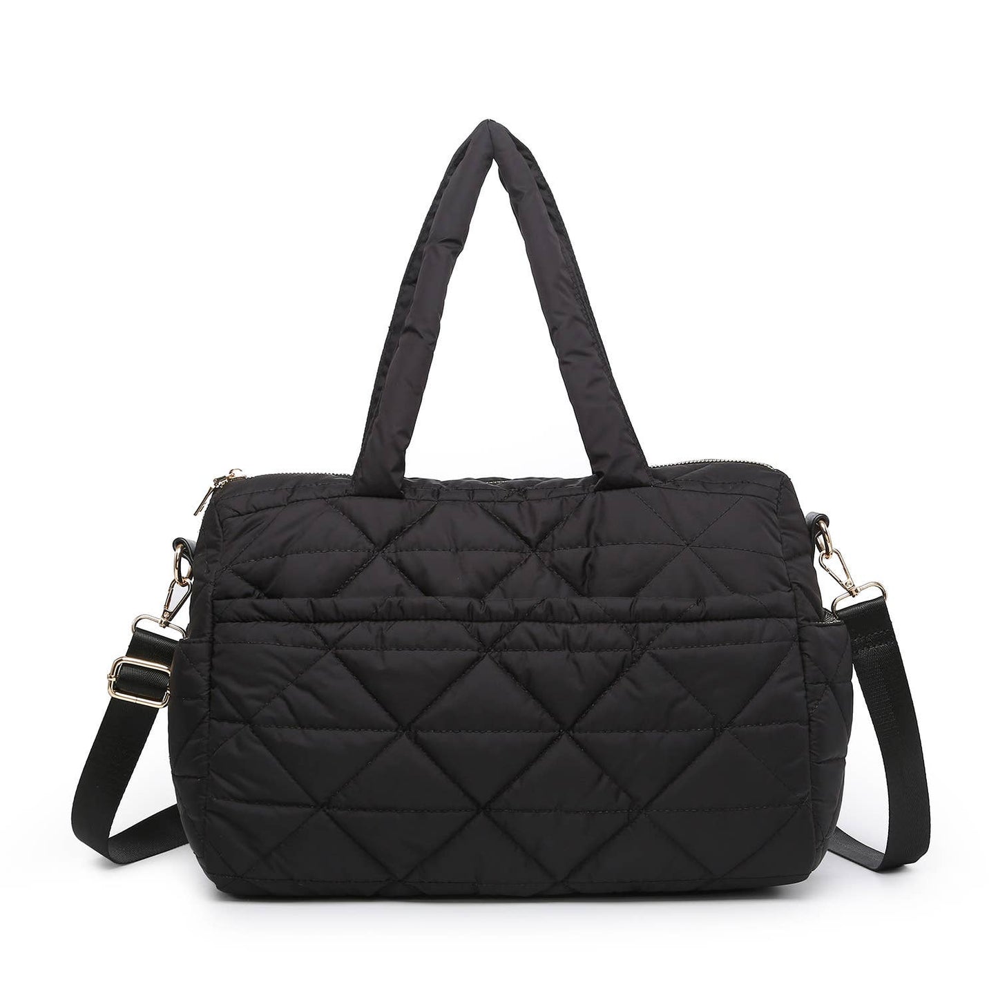 M2170 Billie Quilted Nylon Satchel