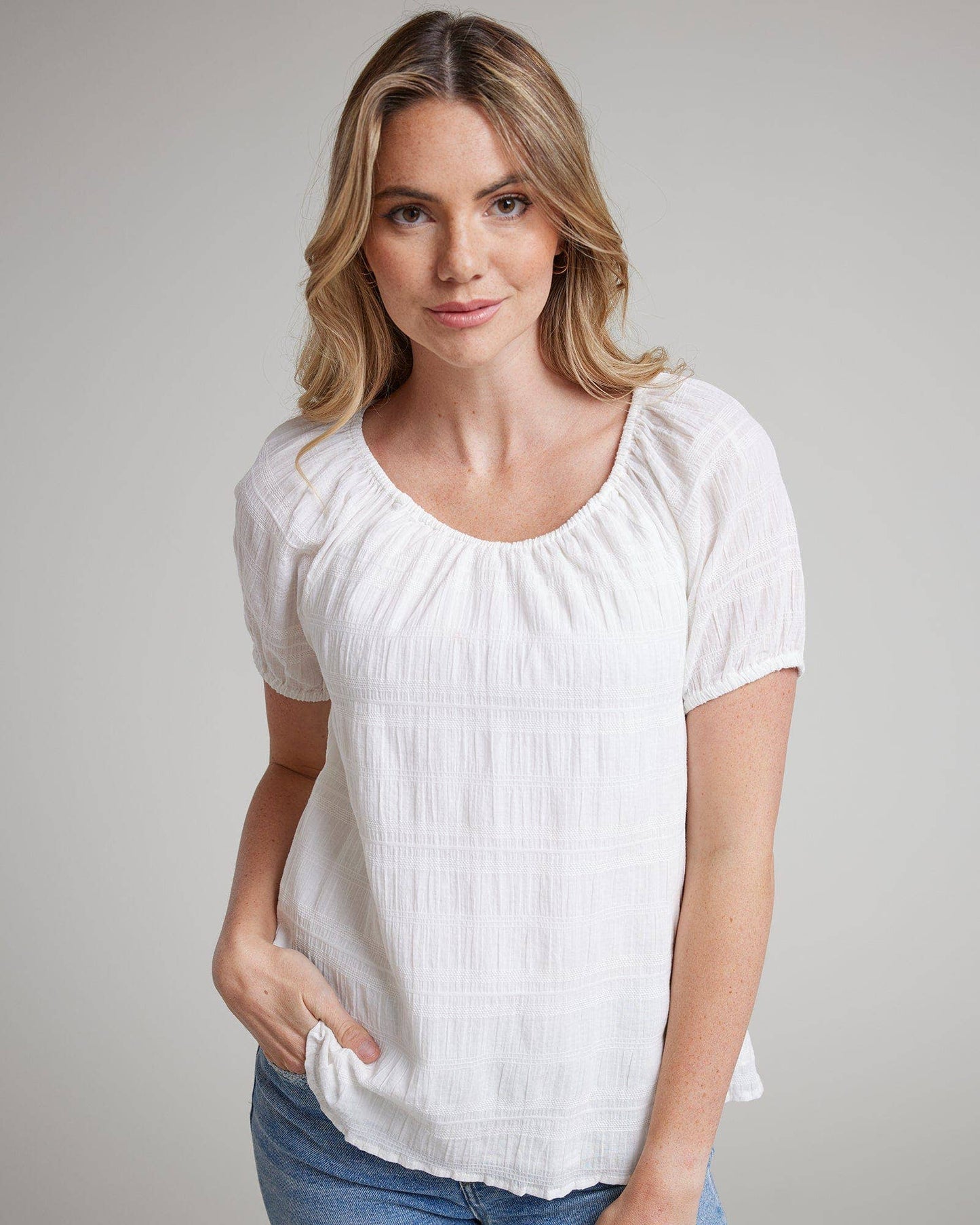 Whitney Scoop Blouse