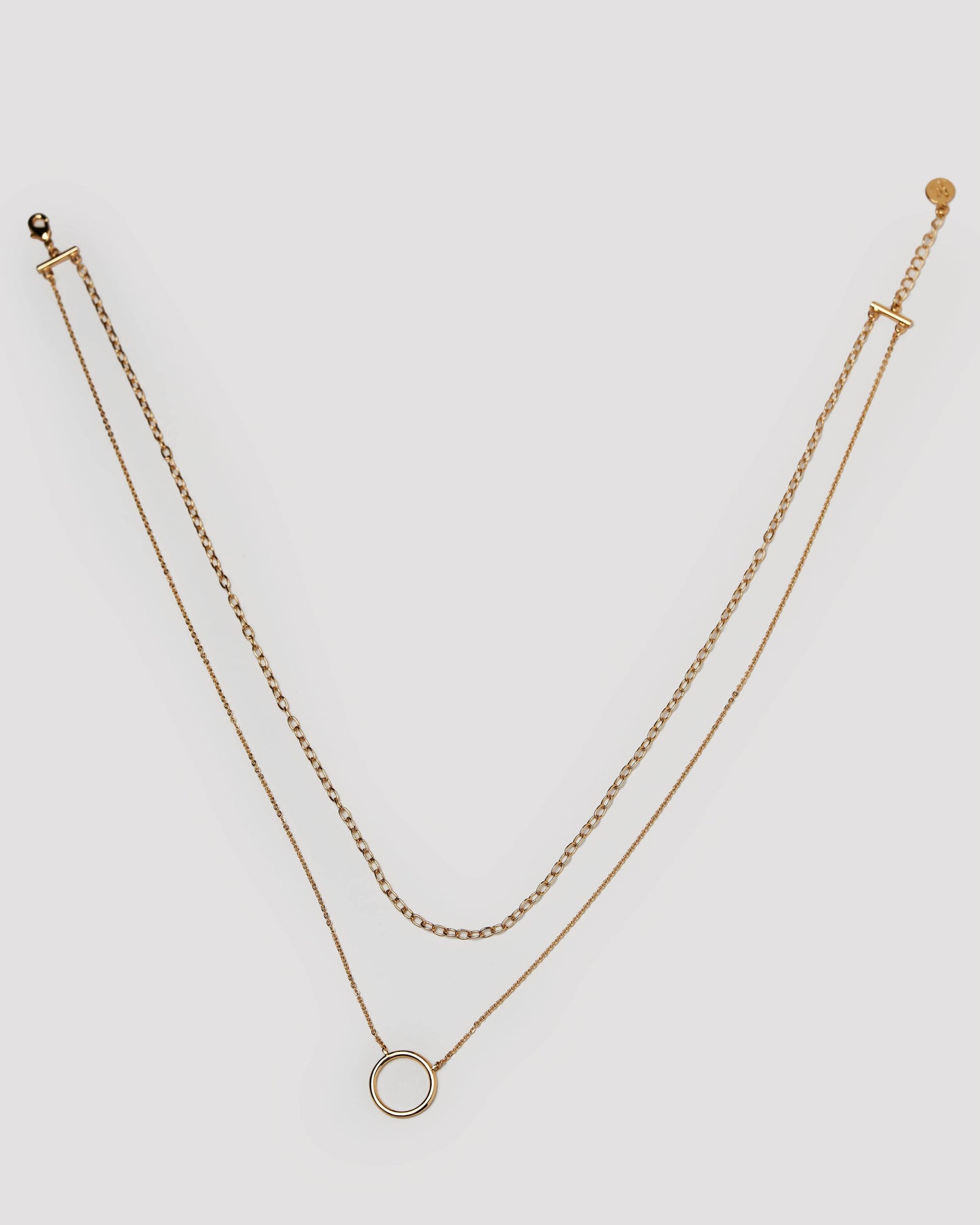 Gold Classic Layered Necklace