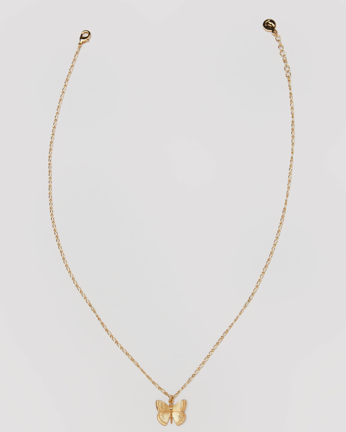 Gold Butterfly Charm Necklace