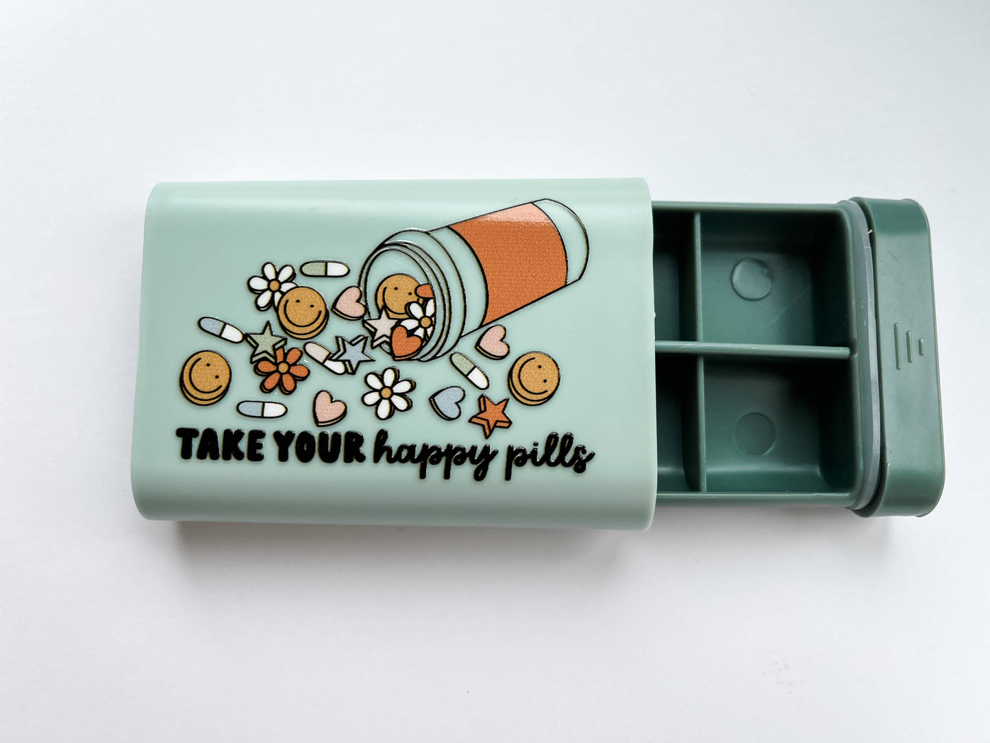 Take your Happy Pills Container