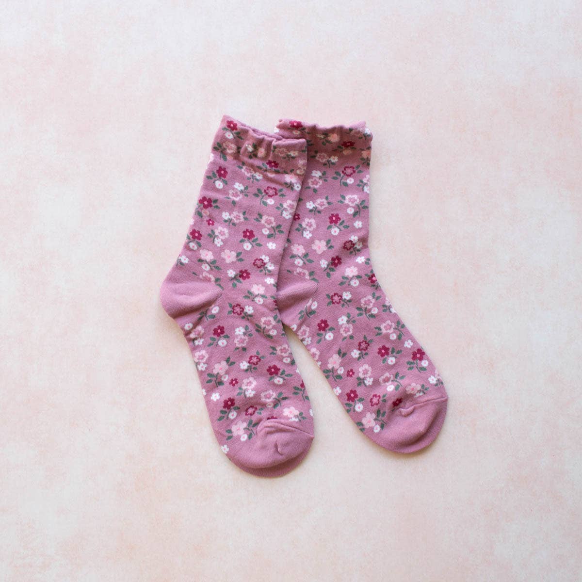 Garden Flower Socks Core Tiepology