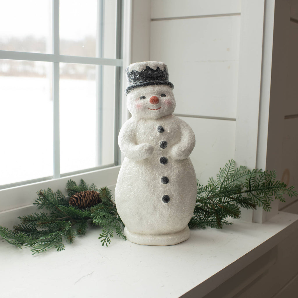 12" RED NOSE SNOWMAN