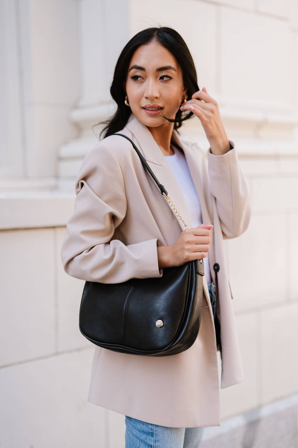 modern and chic - Marissa Crossbody Saddle Hand Bag Purse