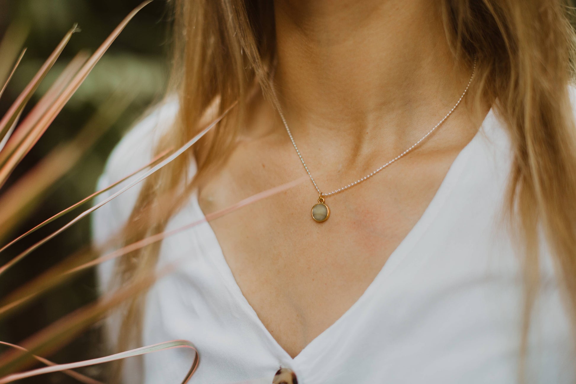 Angie Necklace Two Tone Core Cedar and Cypress Designs