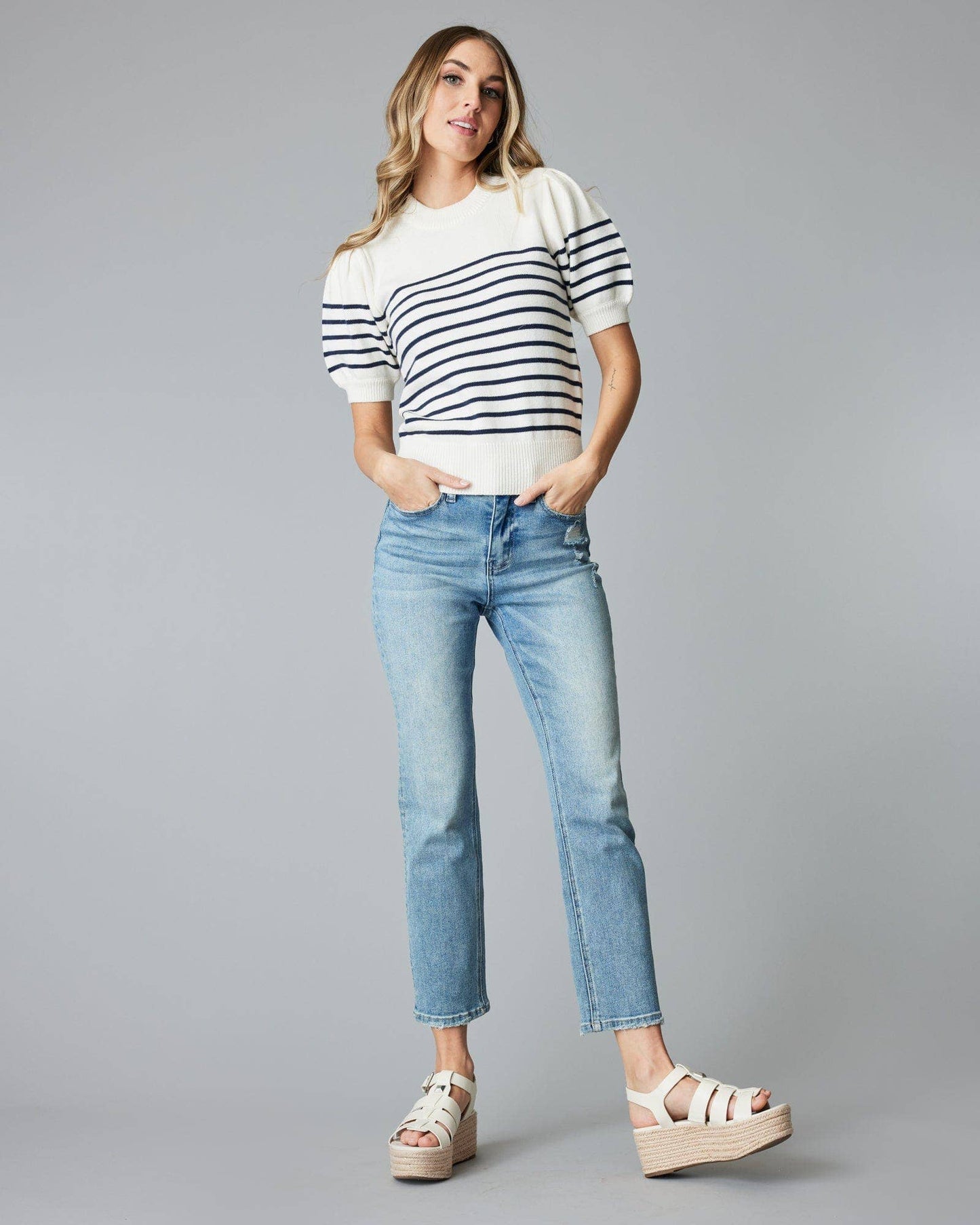 Pretty Pullover: Peacoat Stripe Spring-Summer Downeast