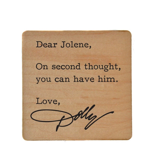 Dear Jolene - Funny Coasters Small Gift Driftless Studios