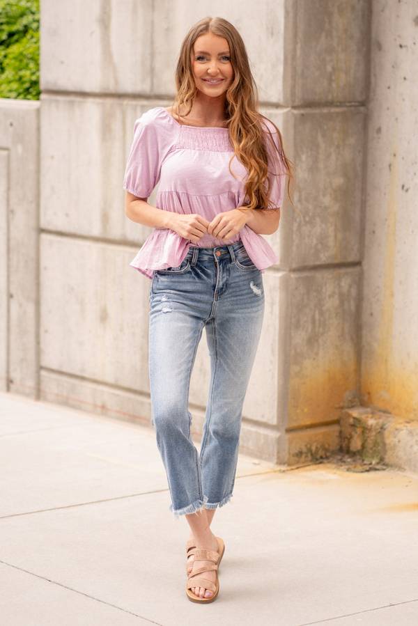 Bella Amber High Rise Kick Flare Jeans