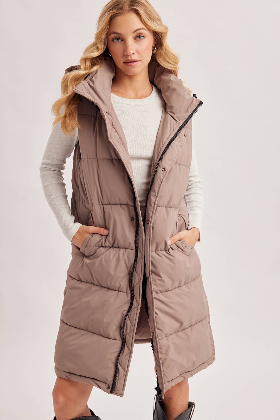 QUILTED PUFFER VEST