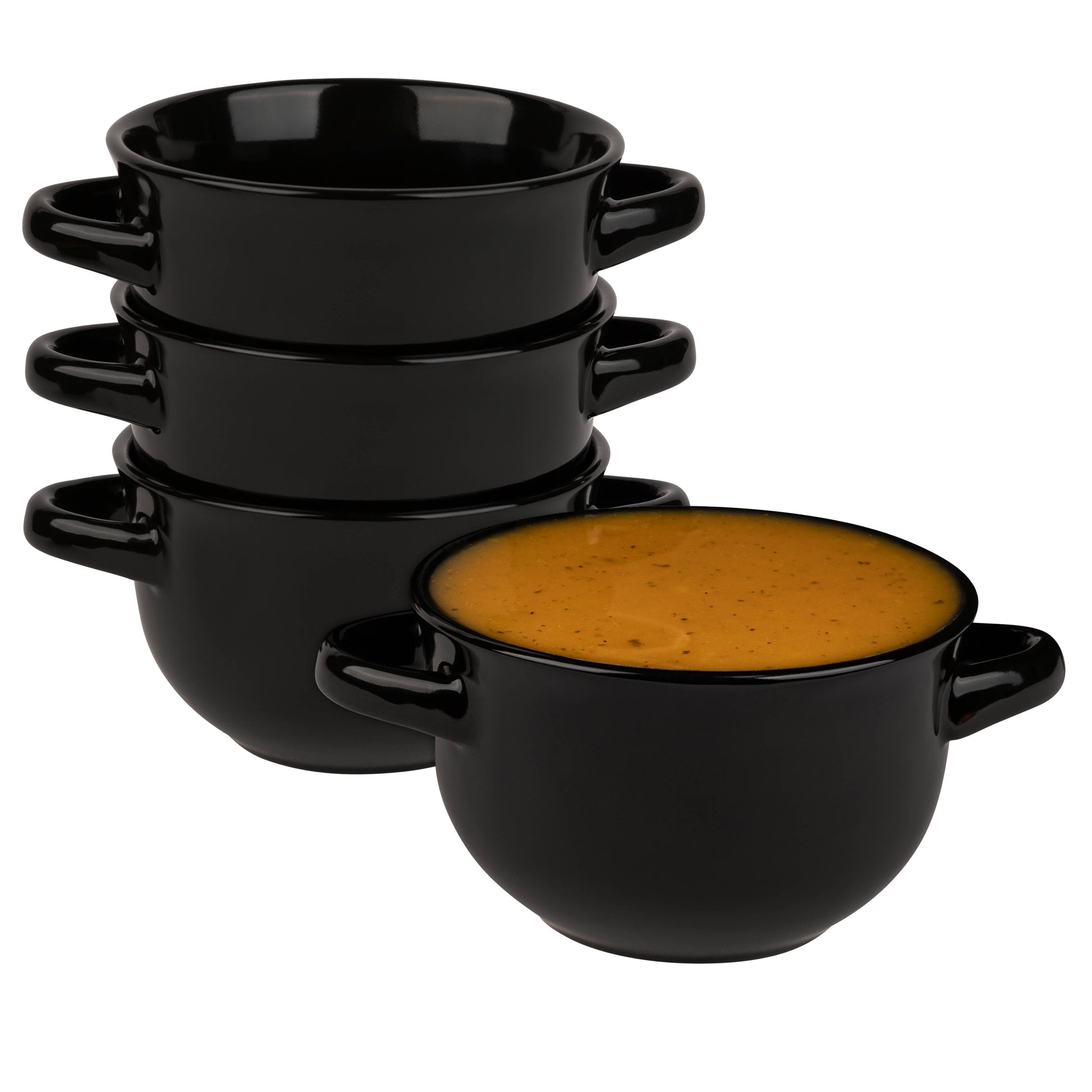 Ceramic Soup Crocks, 18 oz, Set of 4 GIFTS Kook