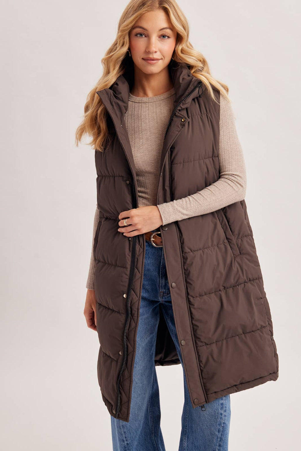 QUILTED PUFFER VEST
