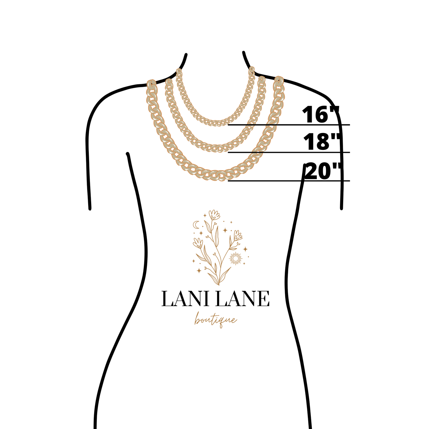 Sunburst Boho Gold Necklace Core Lani Lane Boutique