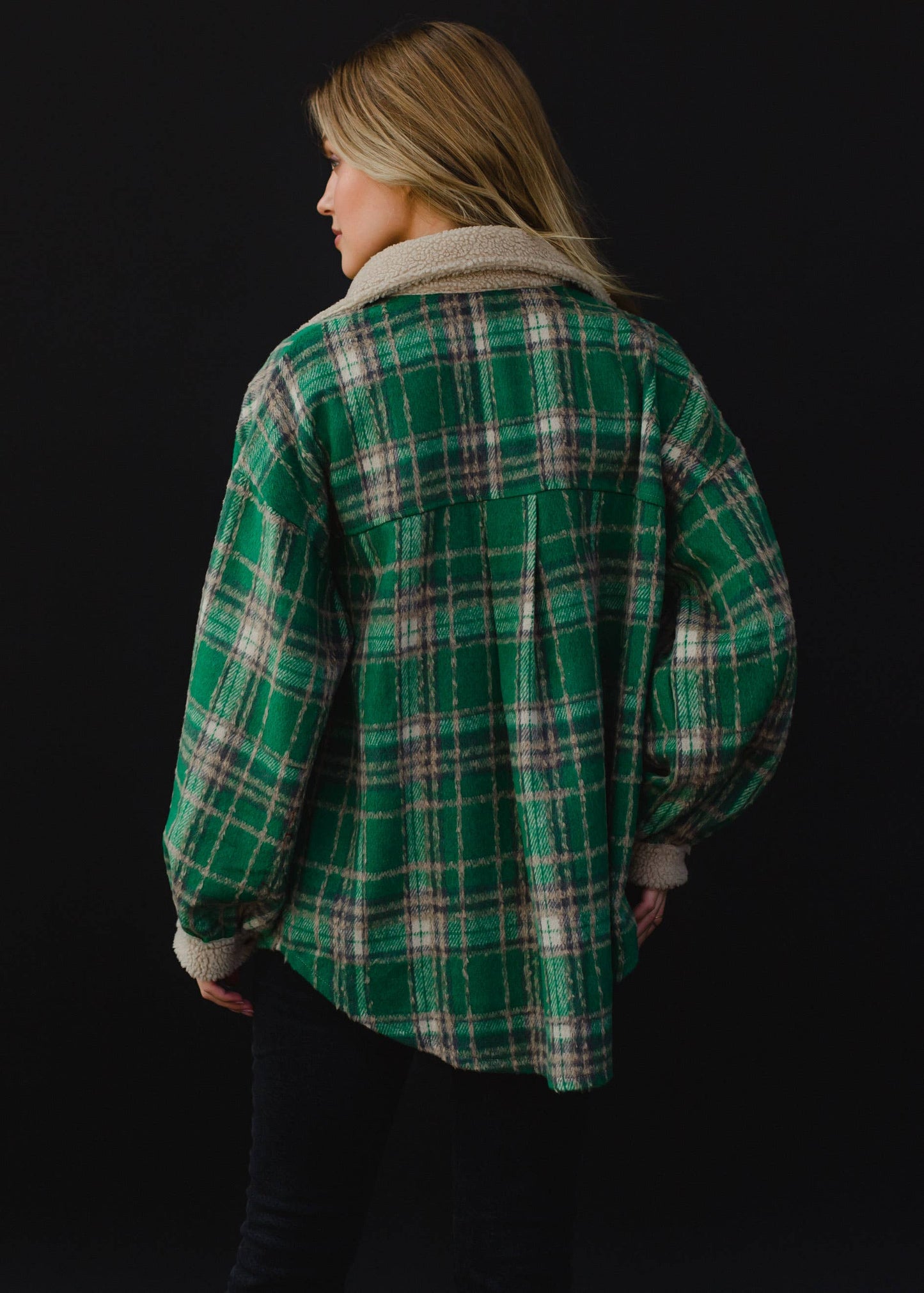 Green, Tan & Gray Plaid Jacket Fall-Winter Panache Apparel Co.