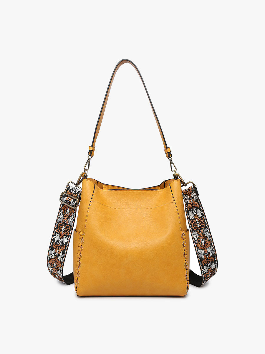 Penny 2-in-1 Bucket Bag w/ Guitar Strap | M2070