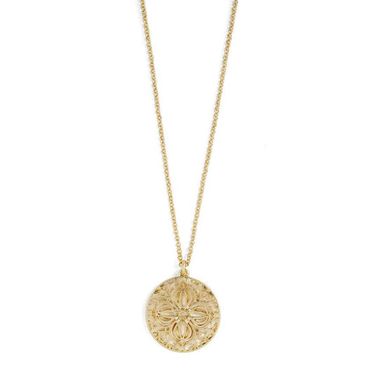 Whispers - Floral Filigree Necklace - Gold Whispers