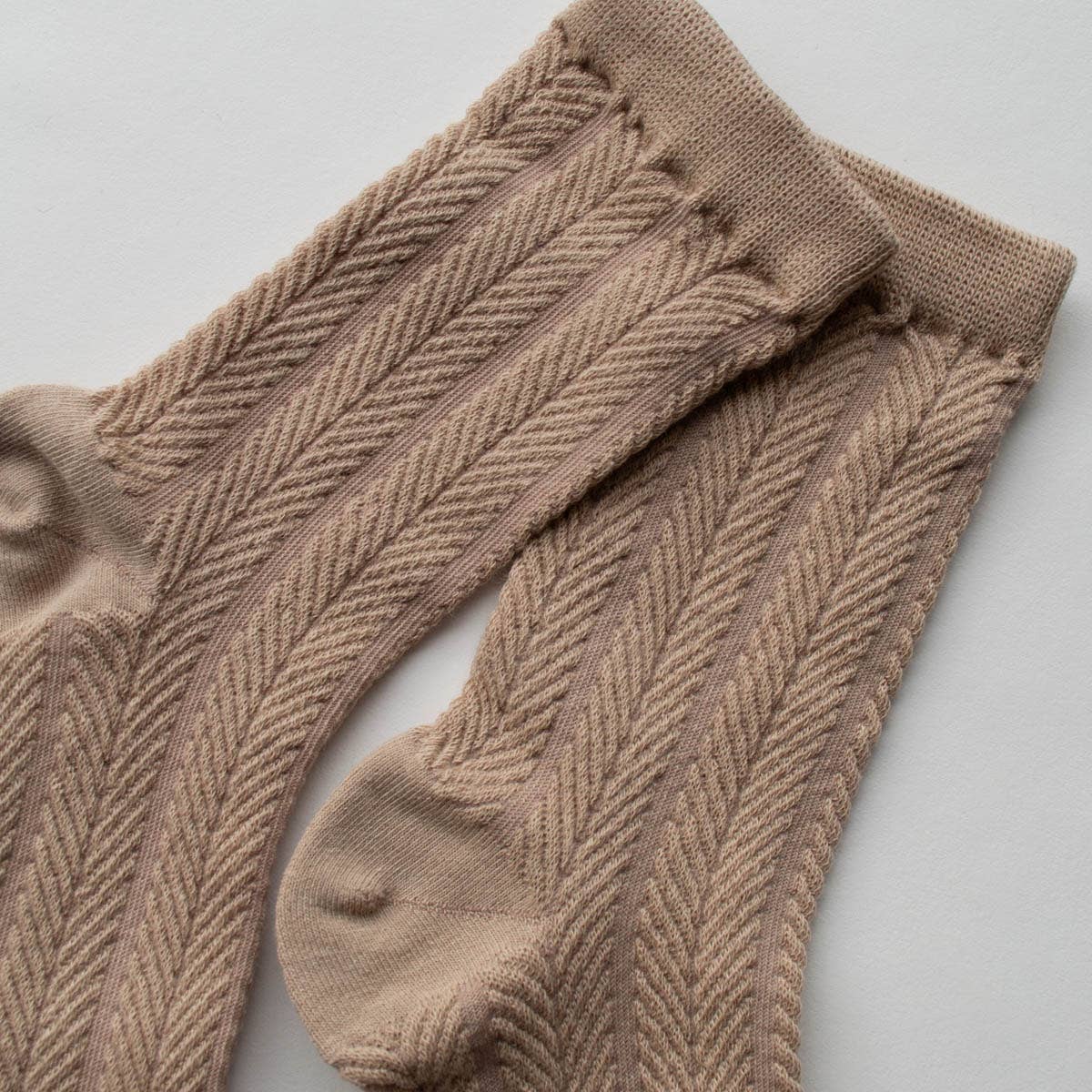 ZigZag Solid Color Socks Fall-Winter Tiepology