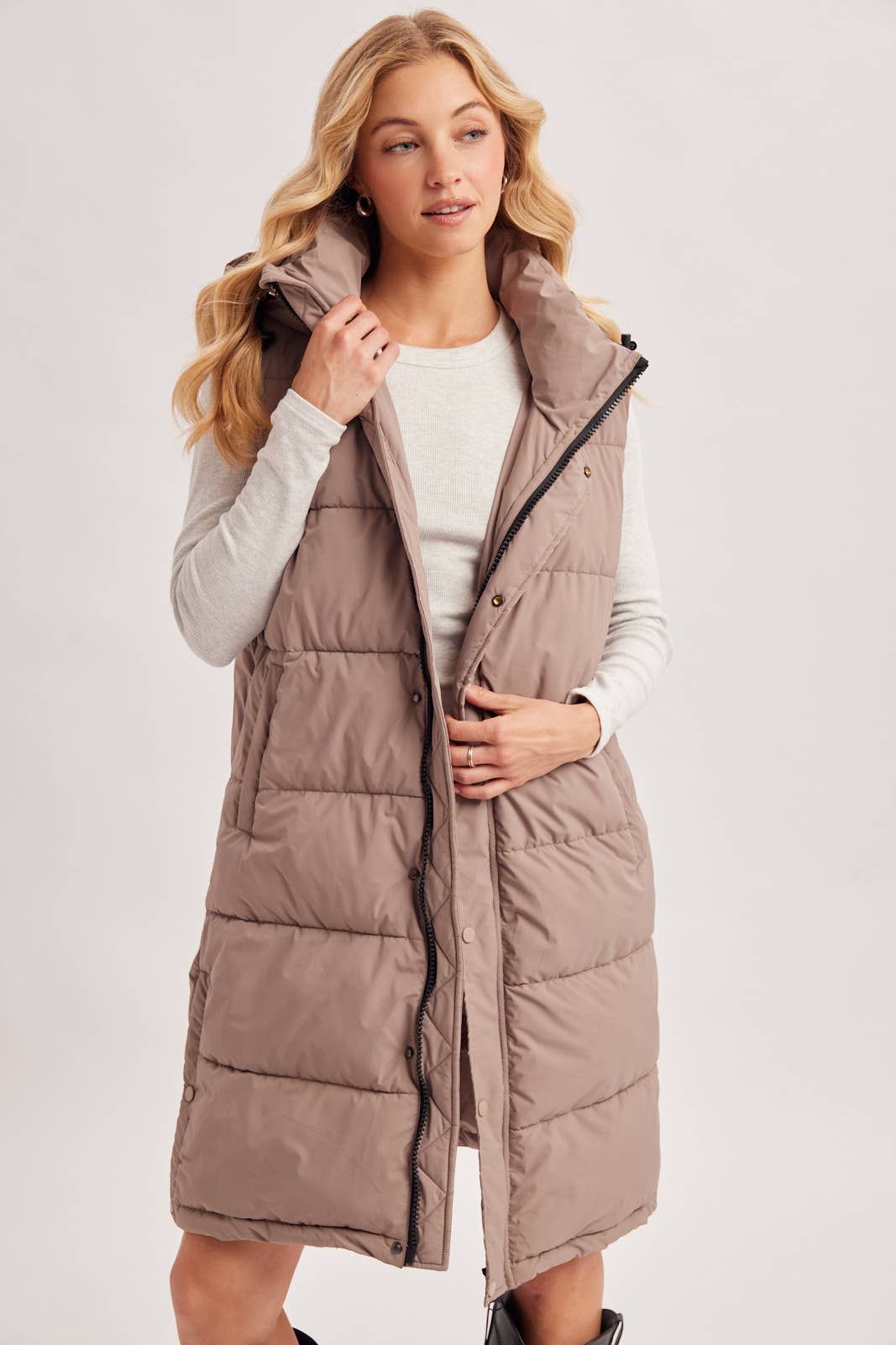 QUILTED PUFFER VEST