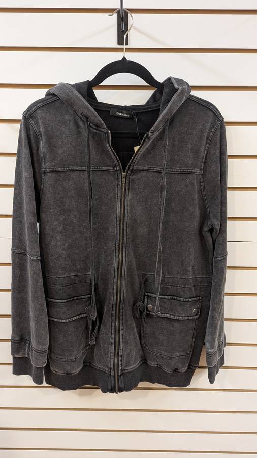 Women's French Terry Knit Cargo Jacket