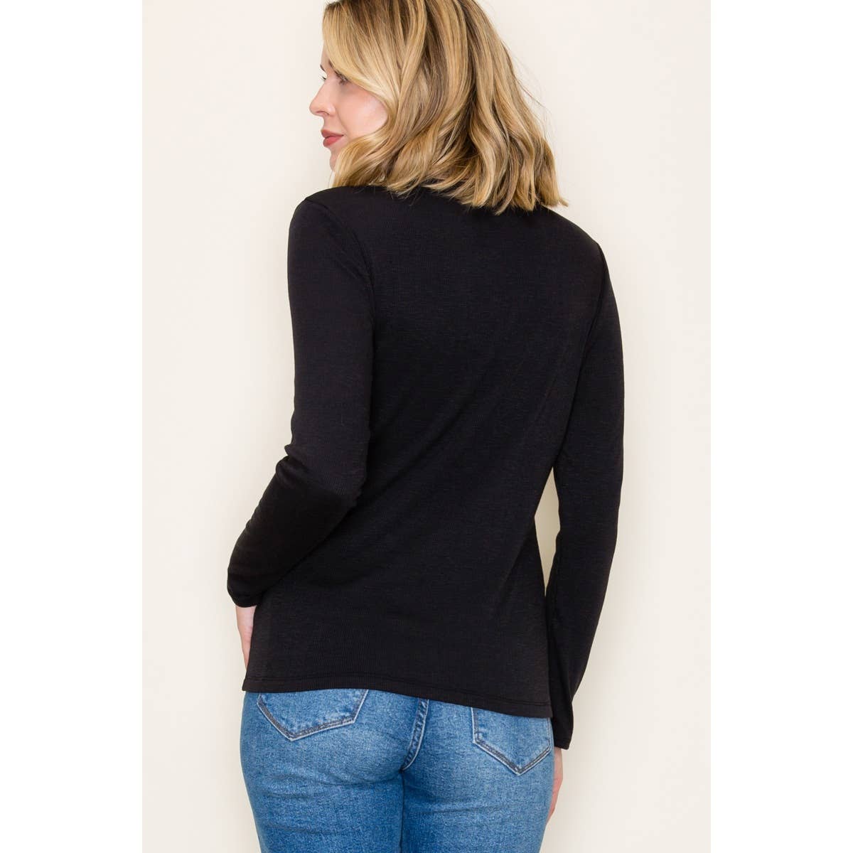 BABY RIB BASIC TOP