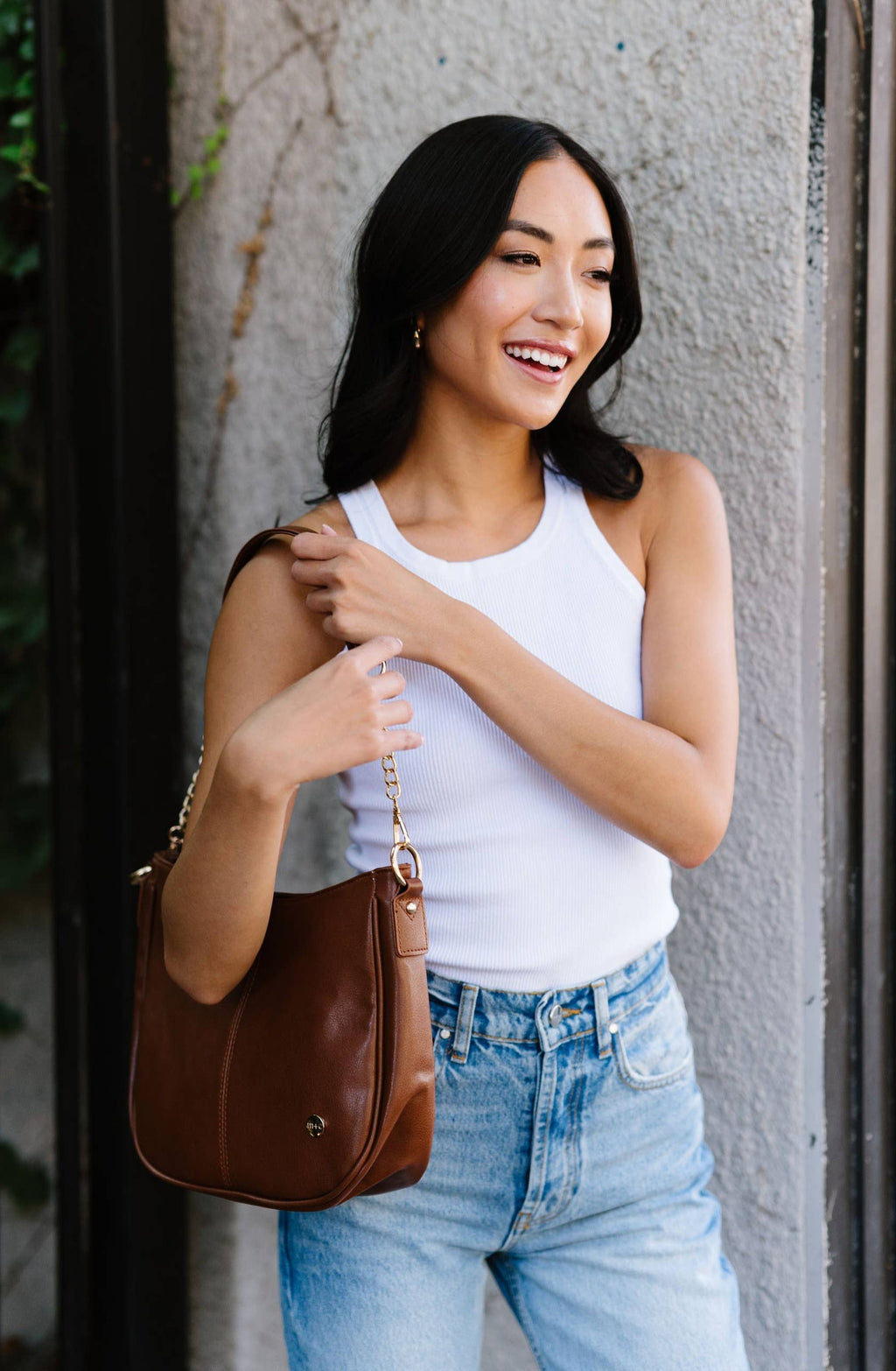 modern and chic - Marissa Crossbody Saddle Hand Bag Purse