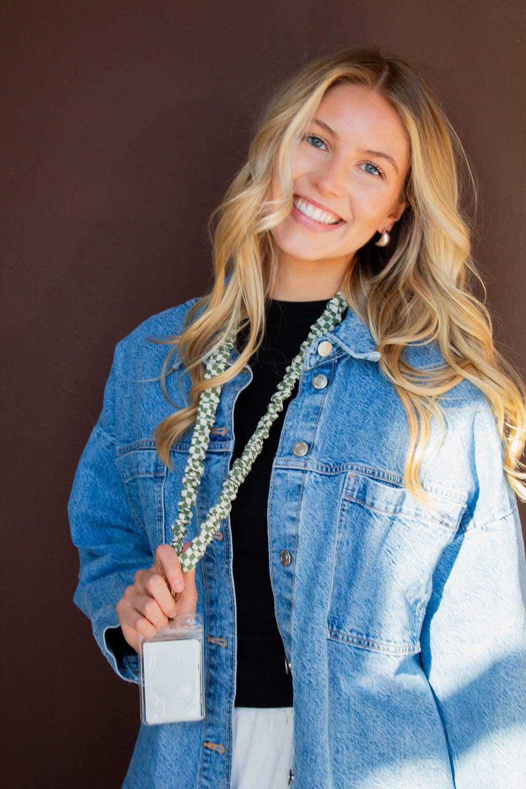 Shop Andi - Lindsey Checked Lanyard