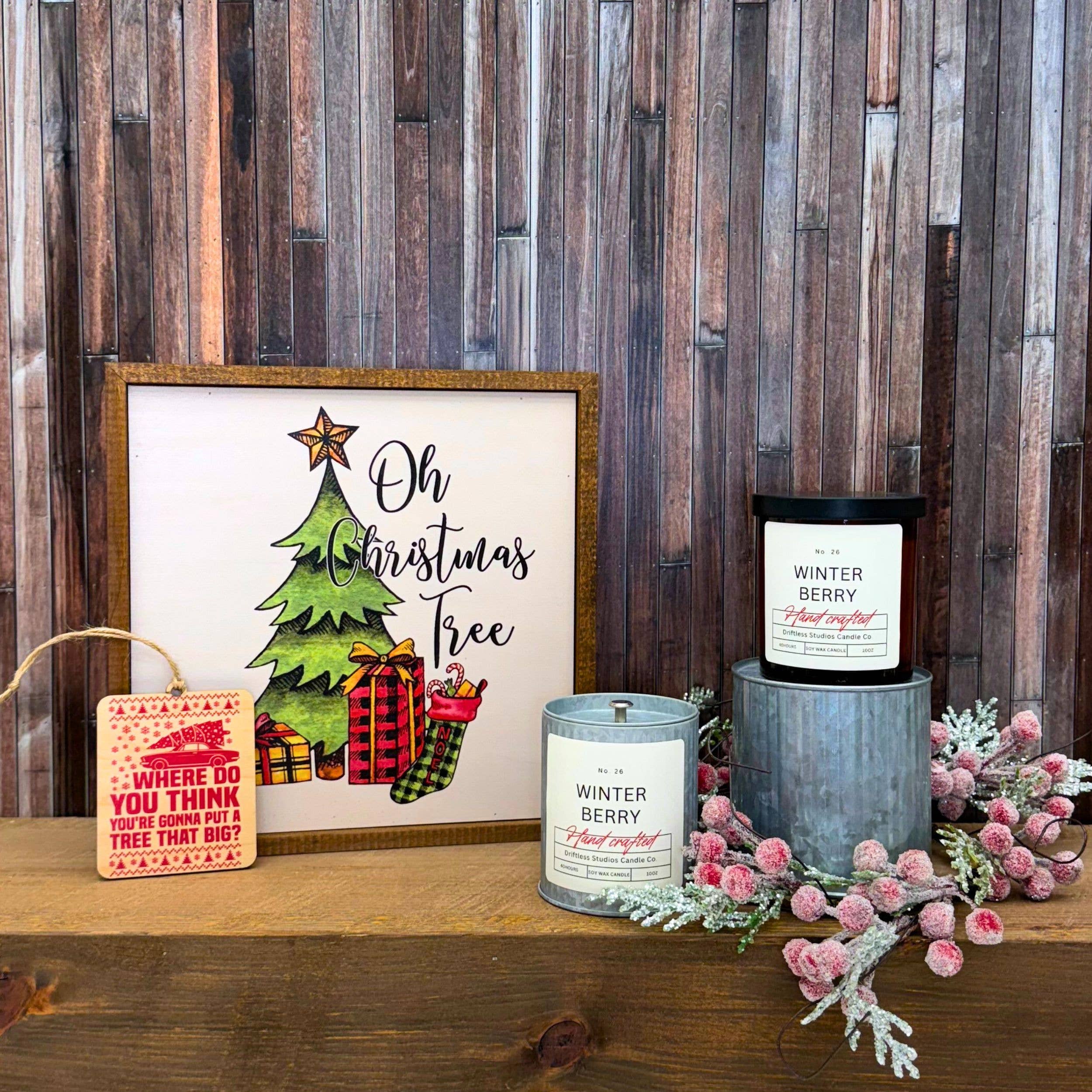 Winter Berry Christmas Candles Wholesale - Holiday Decor