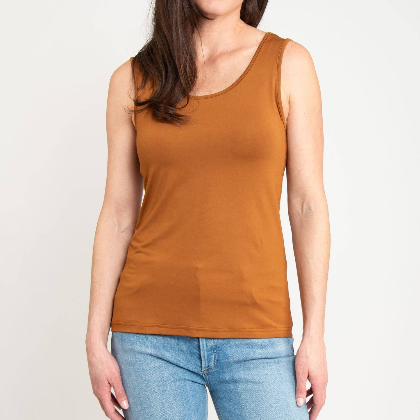 Elsie & Zoey - Audrey Reversible Scoop Neck and V-Neck Stretch Tank Top
