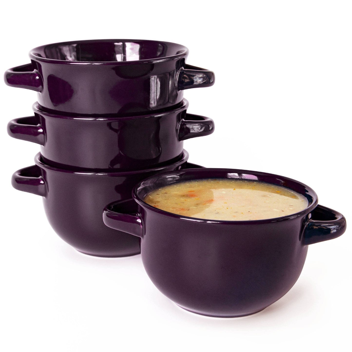 Ceramic Soup Crocks, 18 oz, Set of 4 GIFTS Kook