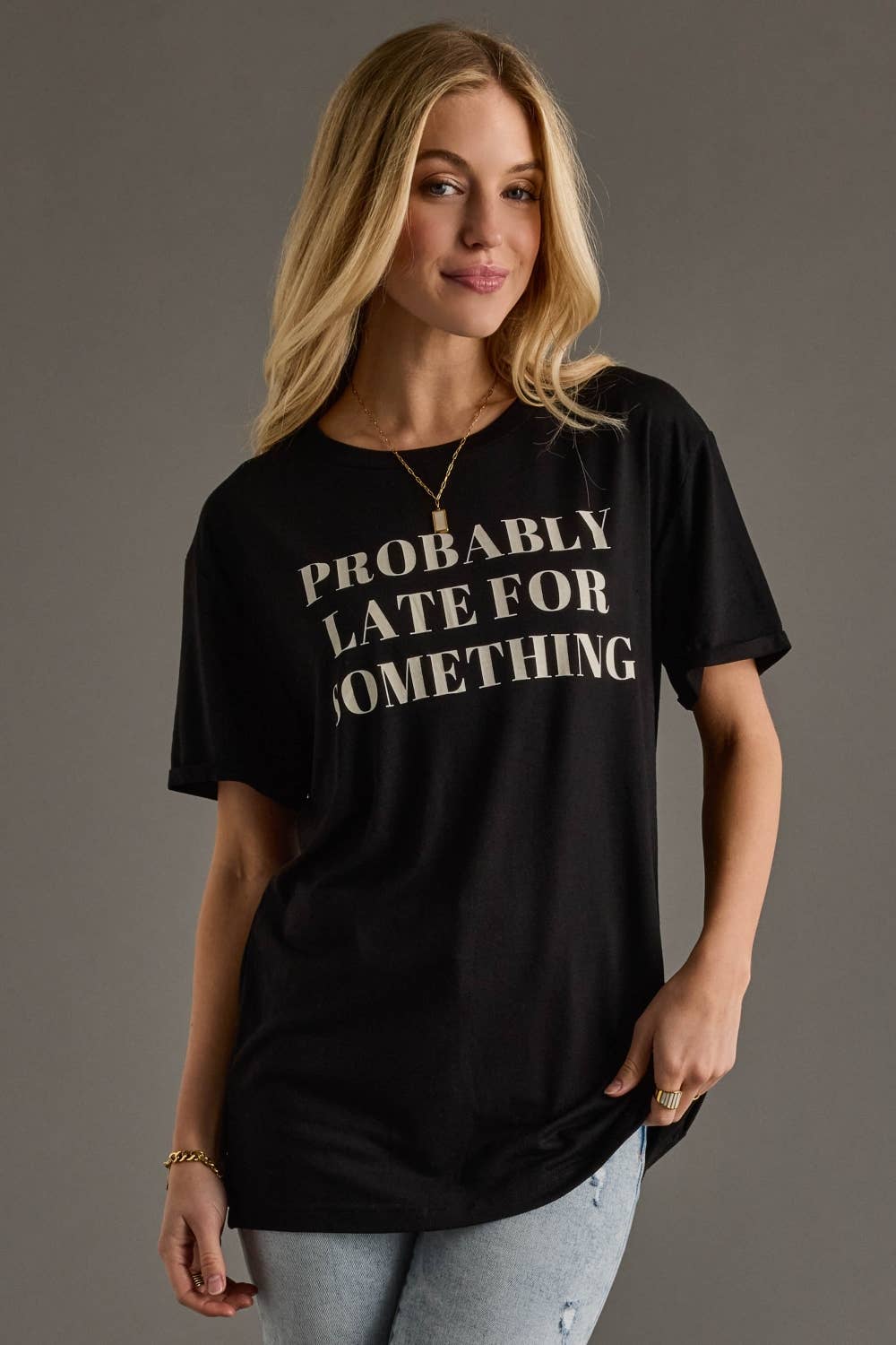 Panache Apparel Co. - Probably Late For Something Tee
