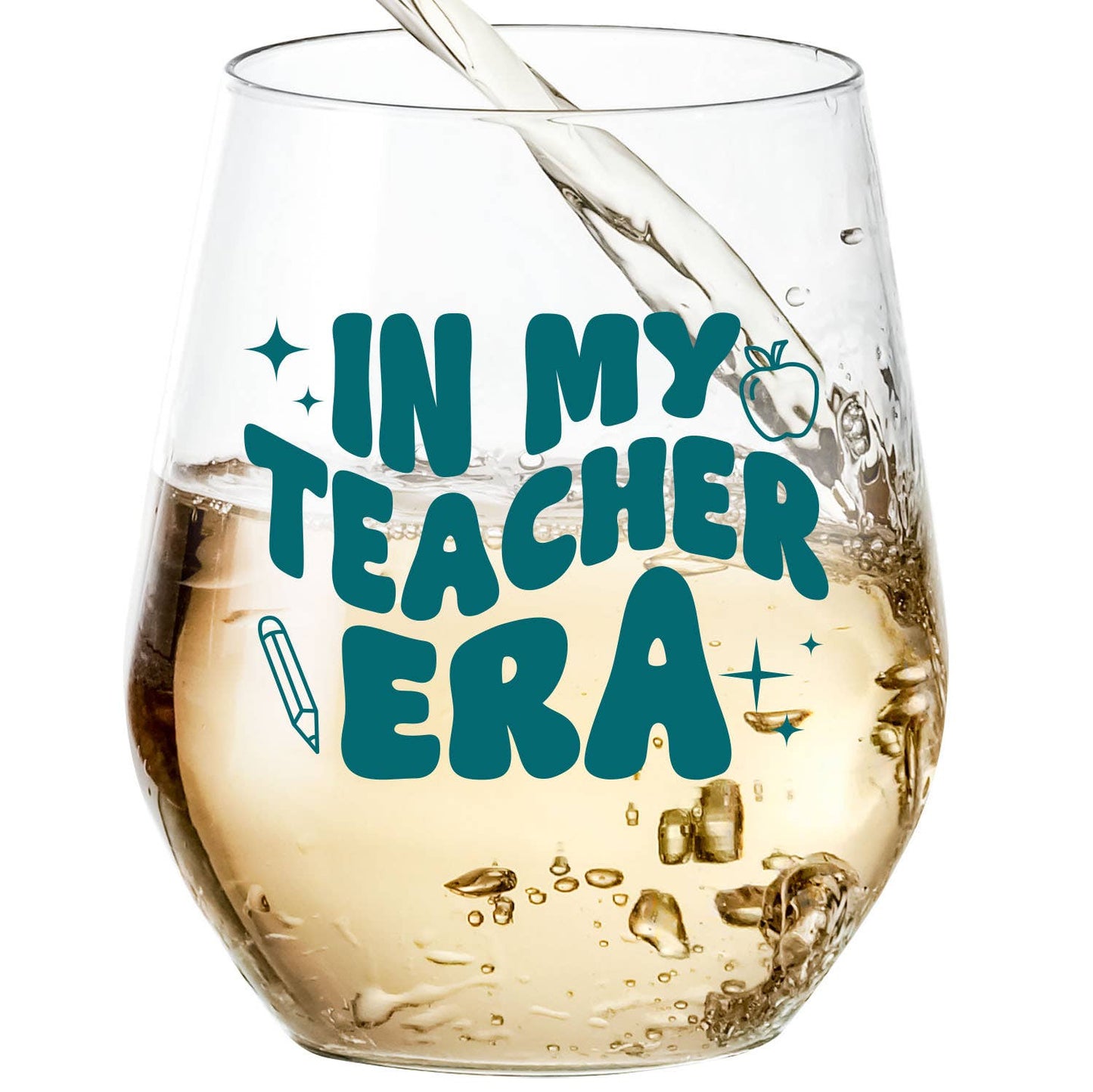 In My Teacher Era Wine Glass Core Cedar Crate Market