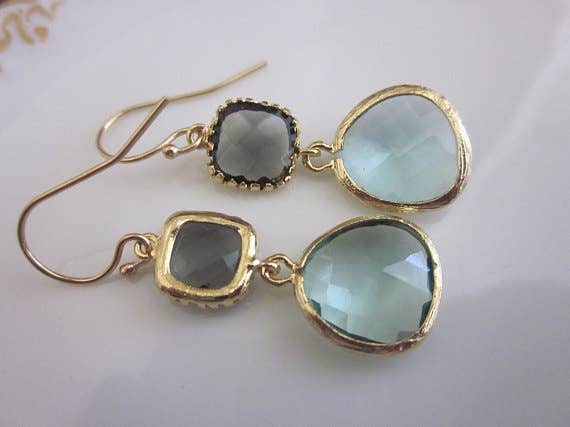 Gold Prasiolite Earrings Spring-Summer Laalee Jewelry