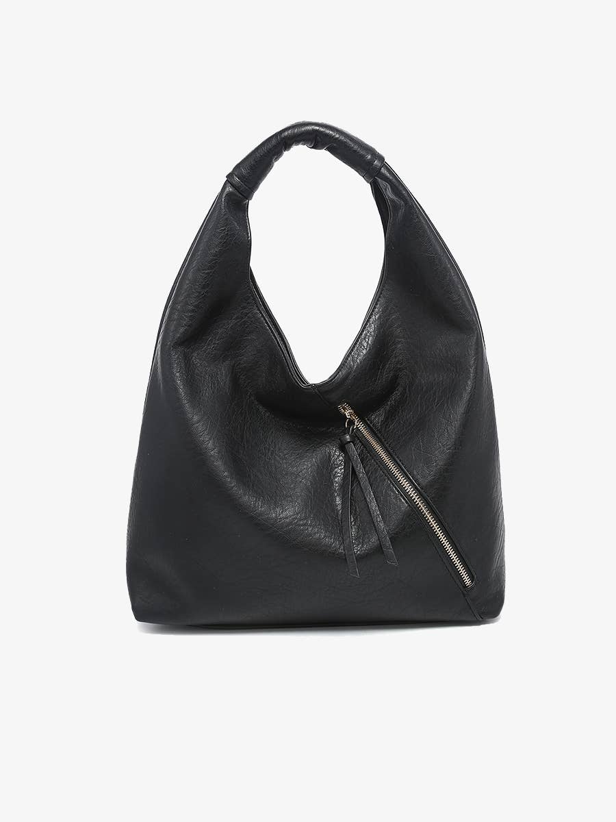 Kat Distressed Hobo Bag