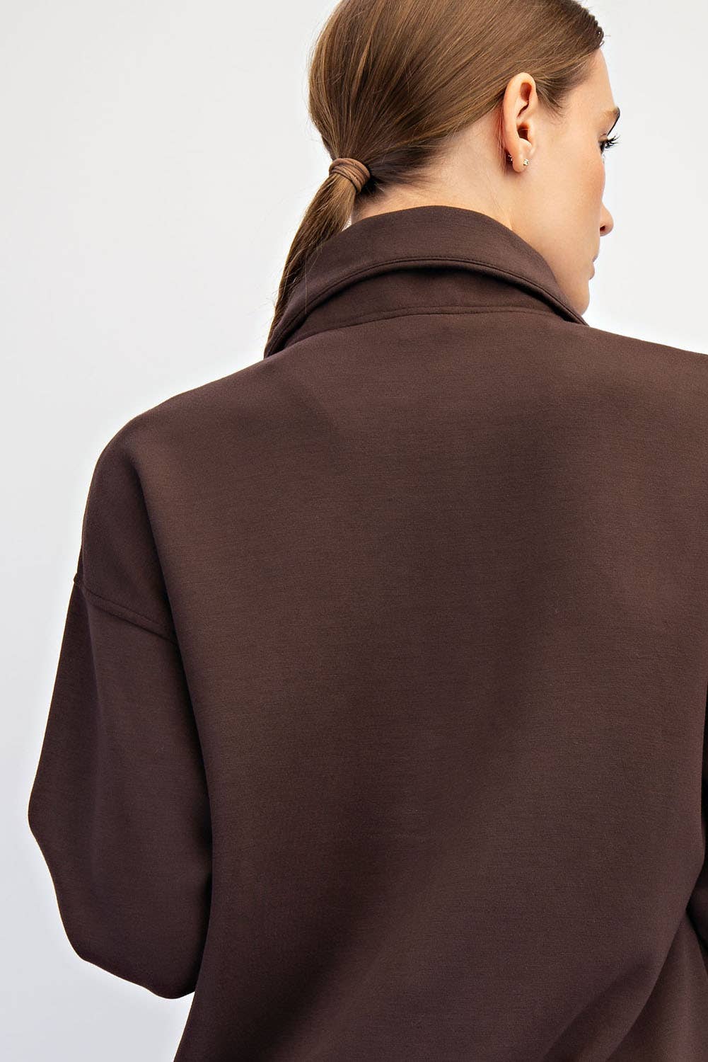 Butter Smooth Quarter Zip Mock Neck Pullover