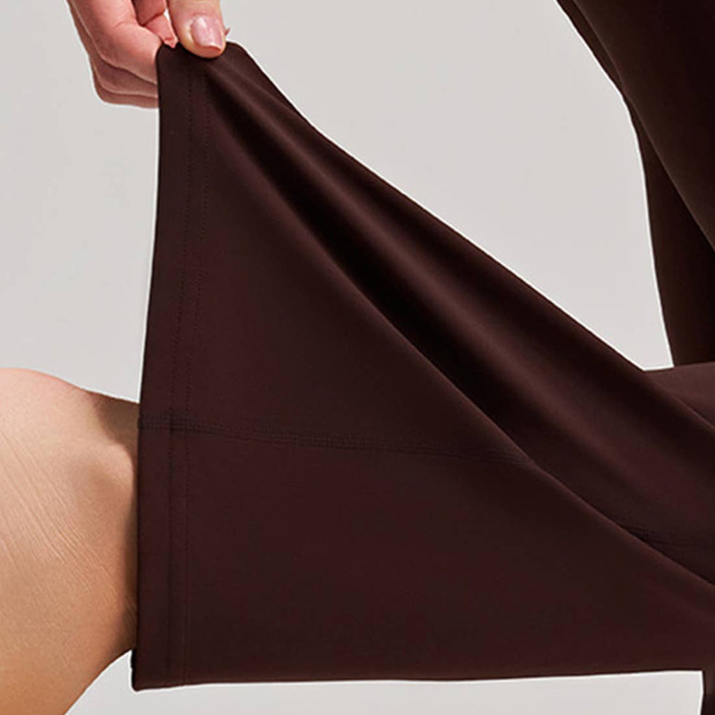 Women High-Waist Flared Butt-Lifting Naked-Feel Yoga Legging