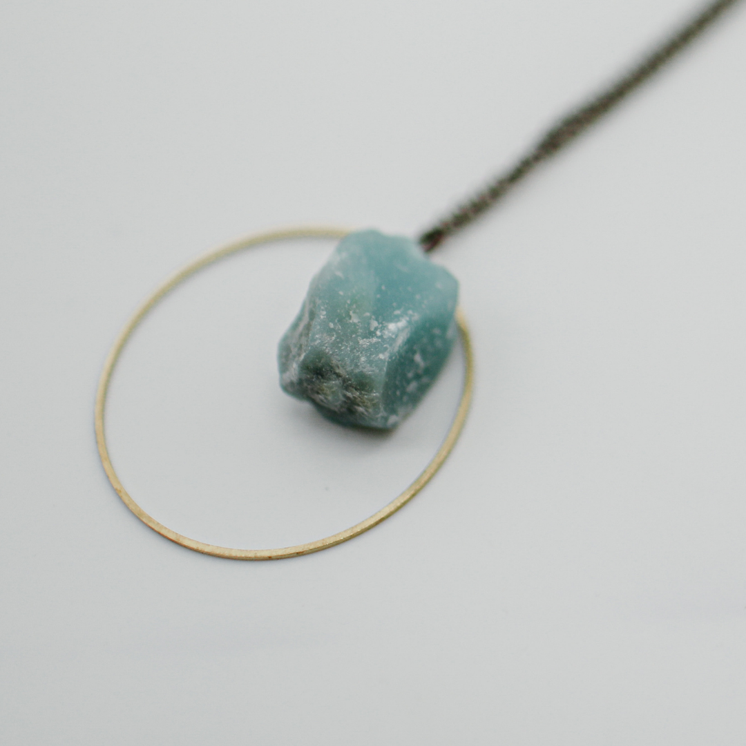 Medina Seeds | Rough Cut Semi-Precious Stones Brass